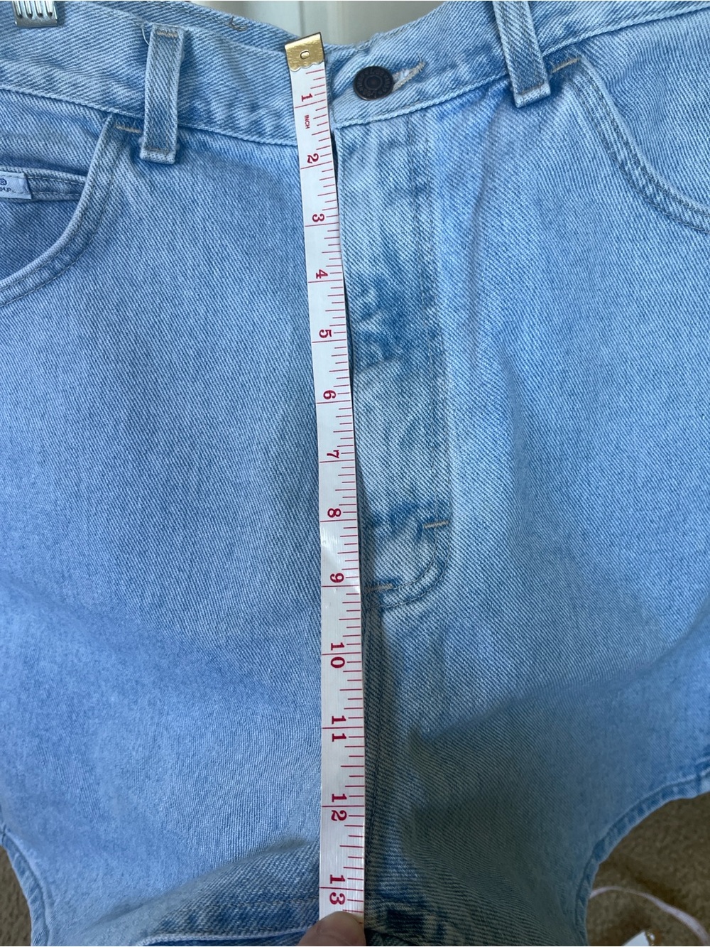 Lee Light Blue Denim Jean shorts - Picture 11 of 16